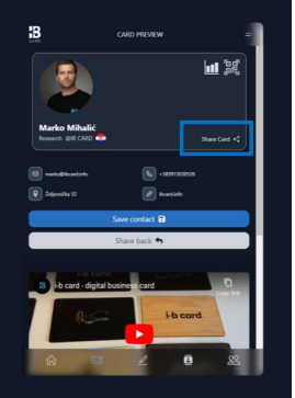 ibcard.info, digitalna vizitka, digitalniletak.hr, digitalni letak